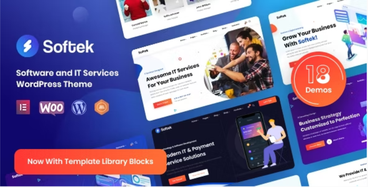 Softek - Software & IT Solutions WordPress Theme