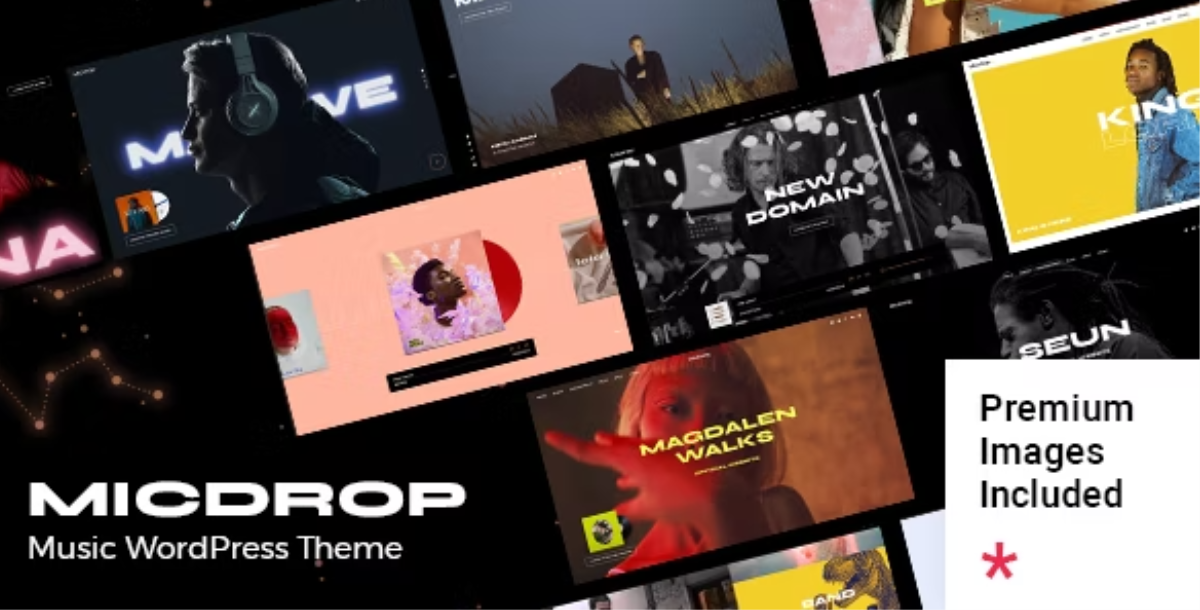 Micdrop - Music WordPress Theme