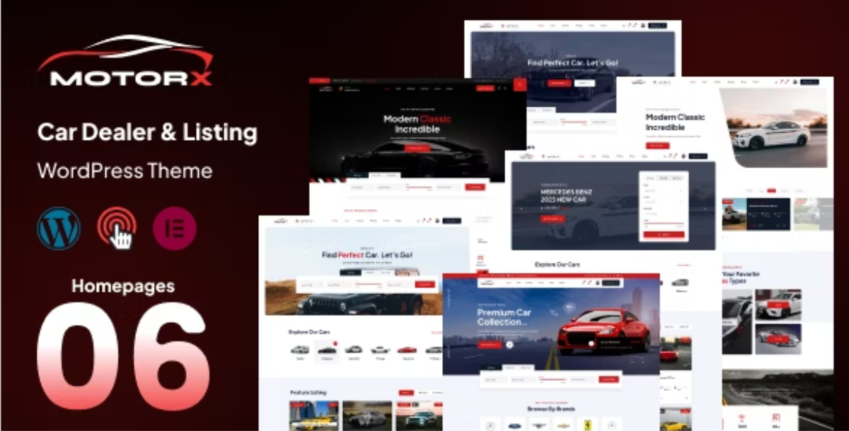 Motorx - Car Dealer & Listing WordPress Theme