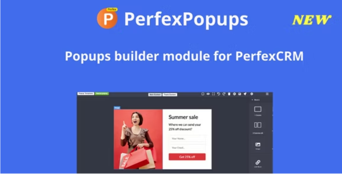 PerfexPopup - Popups builder for PerfexCRM